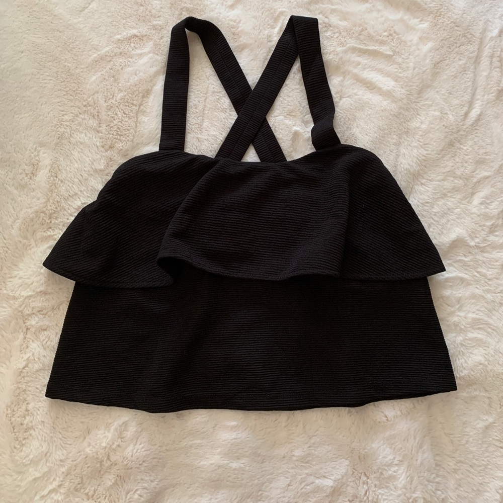 Madewell Texture & Thread Tiered Tank Top - Picture 3 of 12